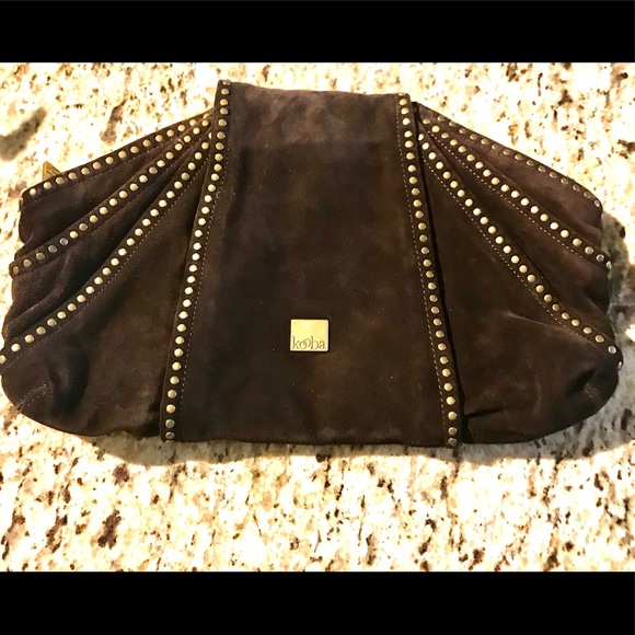 Kooba Handbags - Kooba Josephine suede clutch